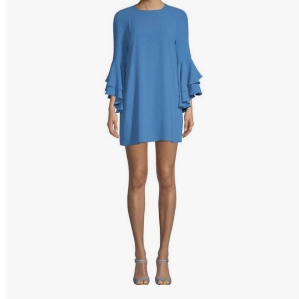 Milly Silk Bell Sleeve Dress